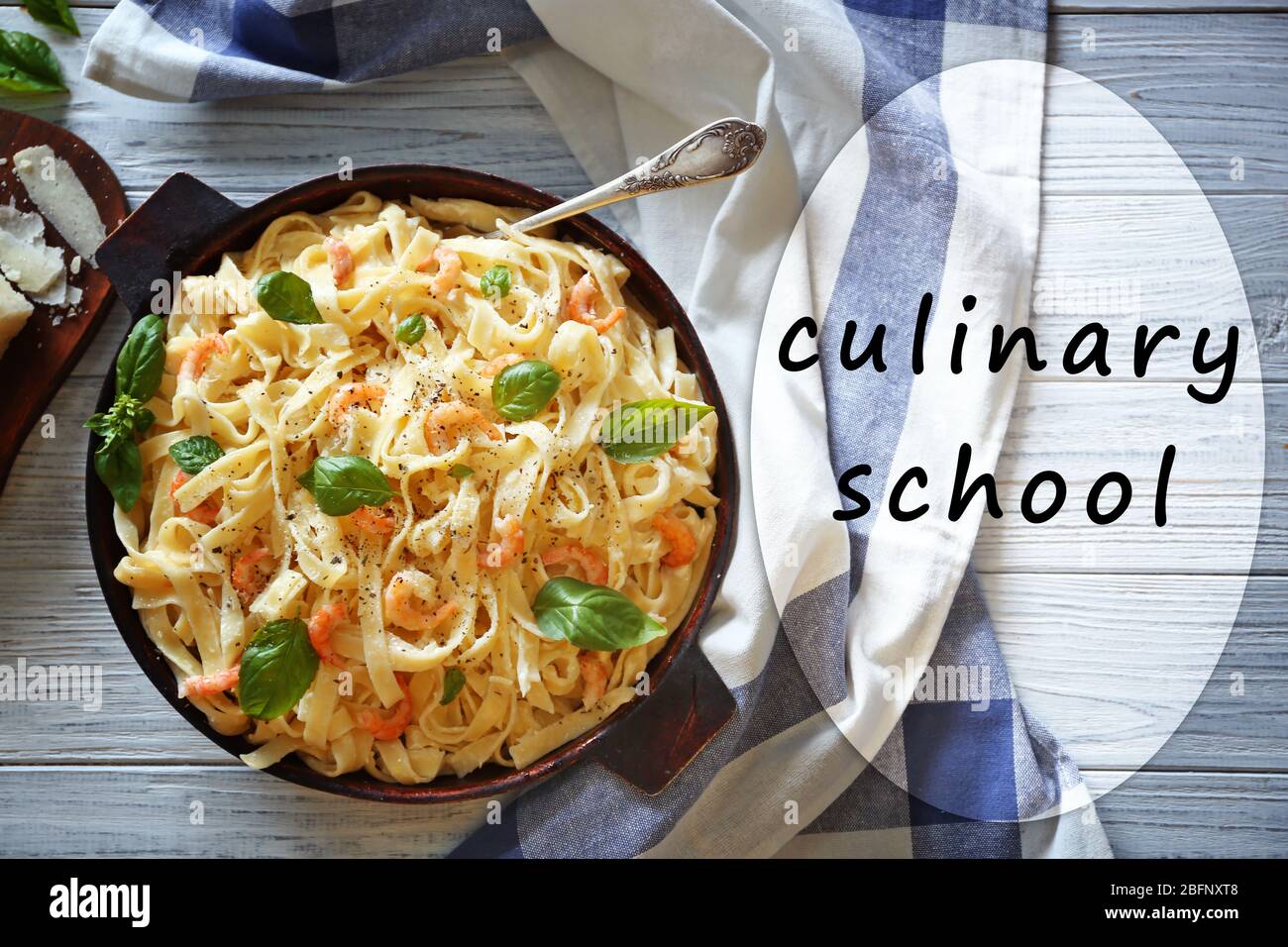 Concept d'école culinaire. Banque D'Images