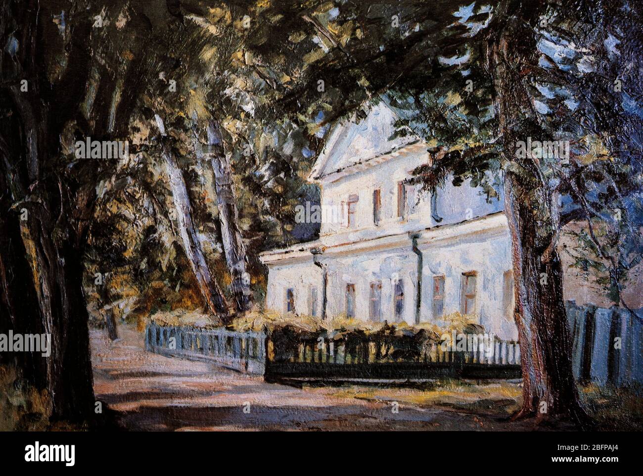 Le lieu de naissance de Pyotr Tchaikovsky (1840-1893) à Votkinsk, une petite ville du gouvernorat de Vyatka (Udmurtia, aujourd'hui) dans l'Empire russe, dans une famille avec une longue ligne de service militaire. Il était compositeur russe de la période romantique. Il a été le premier compositeur russe dont la musique a fait une impression durable à l'échelle internationale, soutenu par ses apparitions en tant que chef d'orchestre invité en Europe et aux États-Unis. Banque D'Images