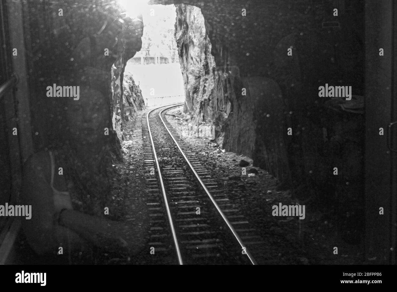 tunnel de train Banque D'Images