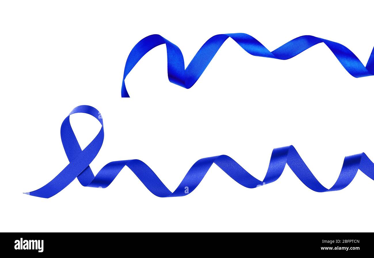 Beau ruban sur fond blanc. Concept du Boxing Day Banque D'Images