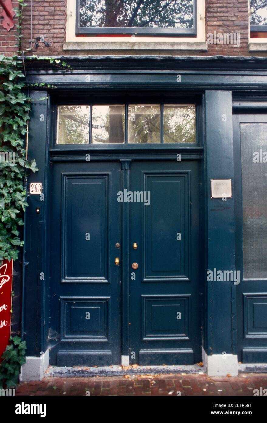 Amsterdam Holland Anne Frank's Huis Banque D'Images