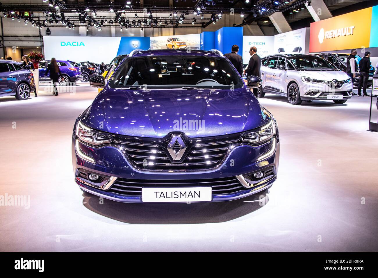 Bruxelles, Belgique, janvier 2020 Renault Talisman Grandtour au Brussels Motor Show, produit par le constructeur automobile multinational français Renault Banque D'Images