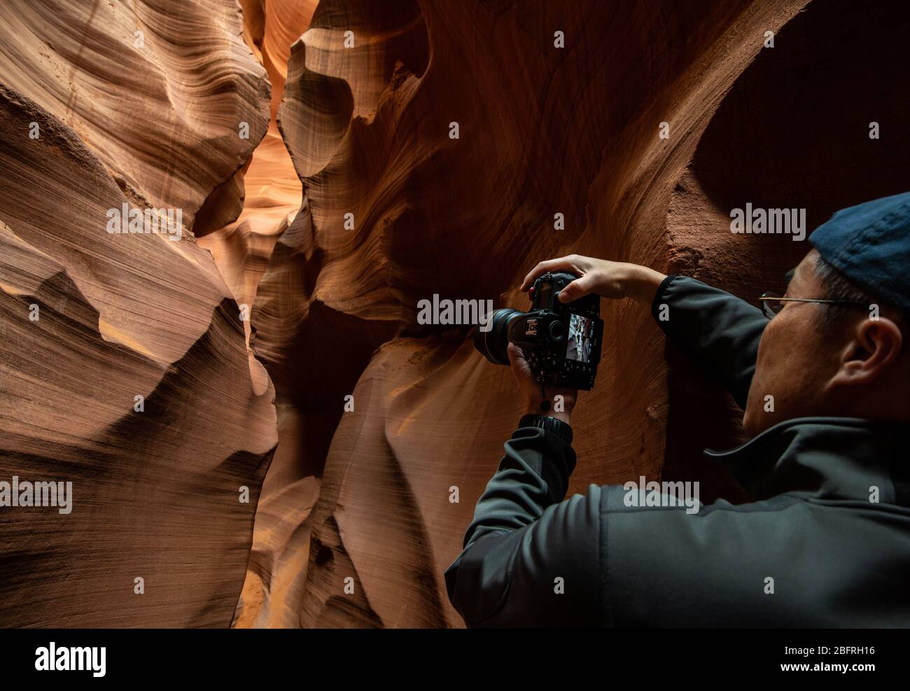 Lower Antelope Canyon en Arizona Banque D'Images