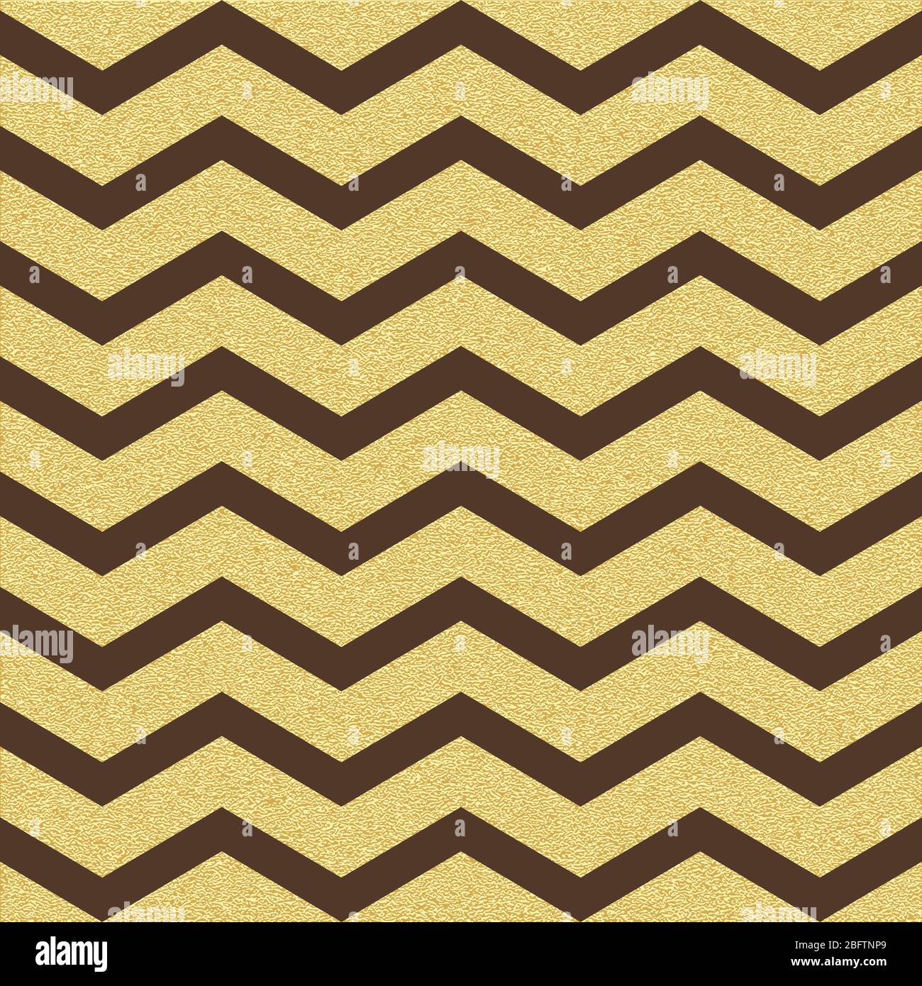 Motif à chevrons étincelant d'or sans coutures. Modèle zigzag classique. SPE 10 Illustration de Vecteur