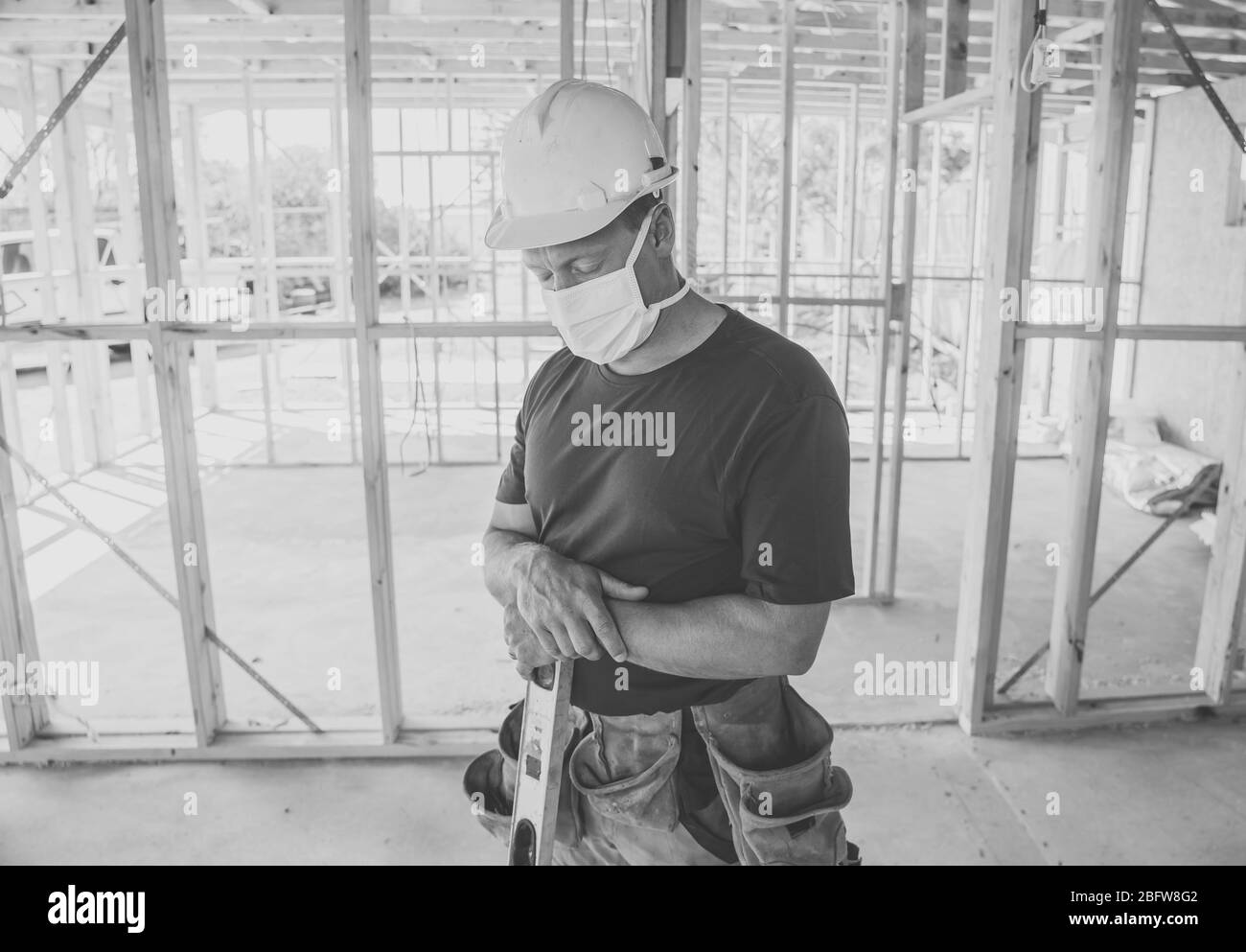 Éclosion de coronavirus récession économique mondiale. Propriétaire de petites entreprises affecté par l'épidémie de coronavirus. Employé indépendant licencié en raison de COVID-19 Banque D'Images