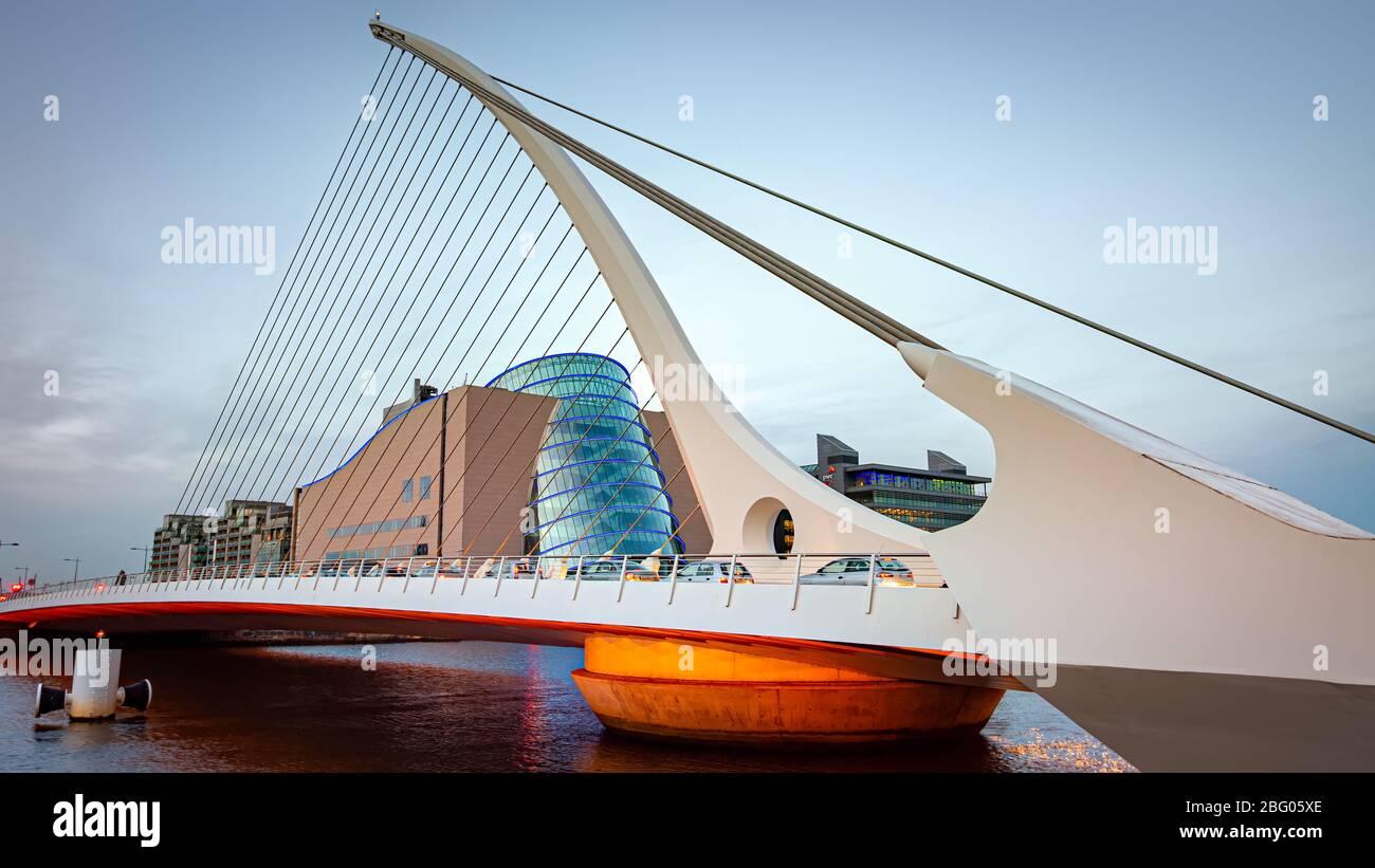 samuel-beckett-bridge-dublin-irlande-banque-de-photographies-et-d