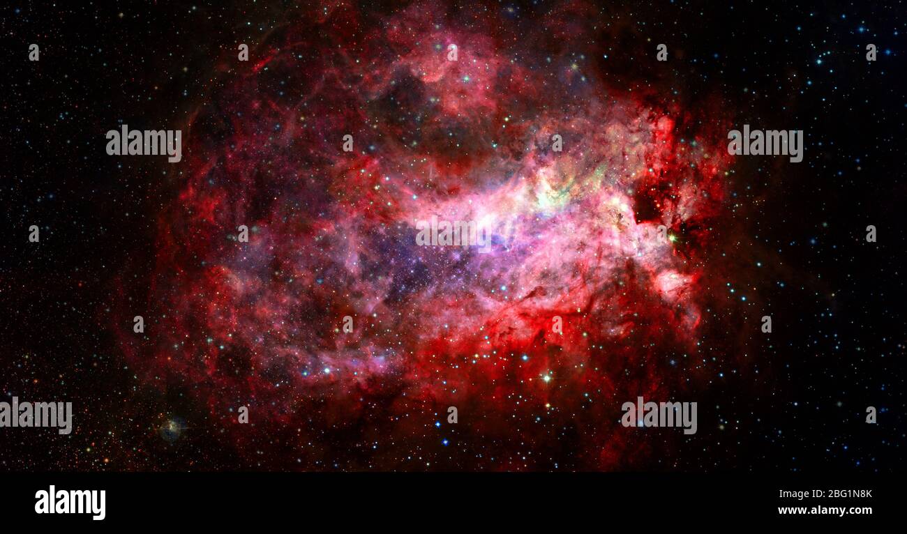 Galaxy future. Éléments de cette image fournie par la NASA. Banque D'Images