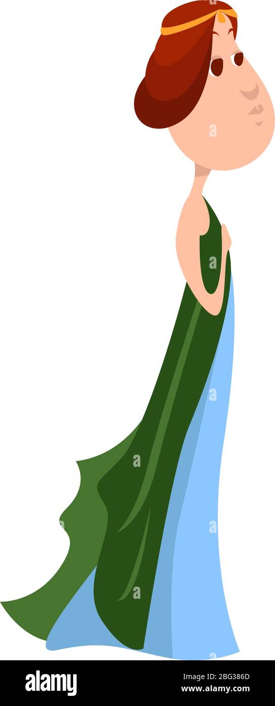 Femme grecque, illustration, vecteur sur fond blanc Illustration de Vecteur