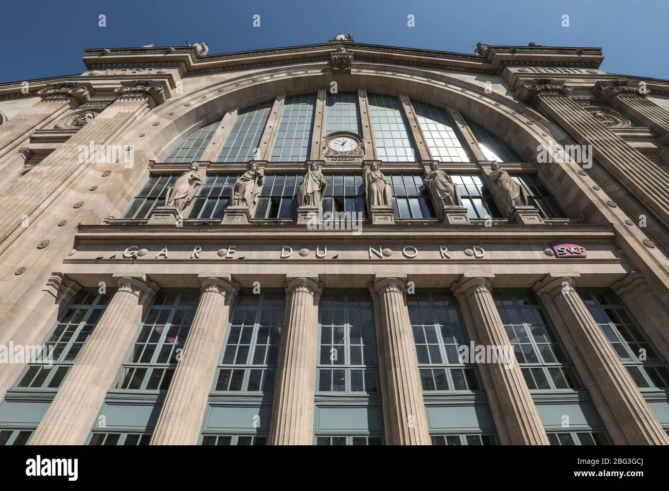 GARE DU NORD GARE PARIS Banque D'Images