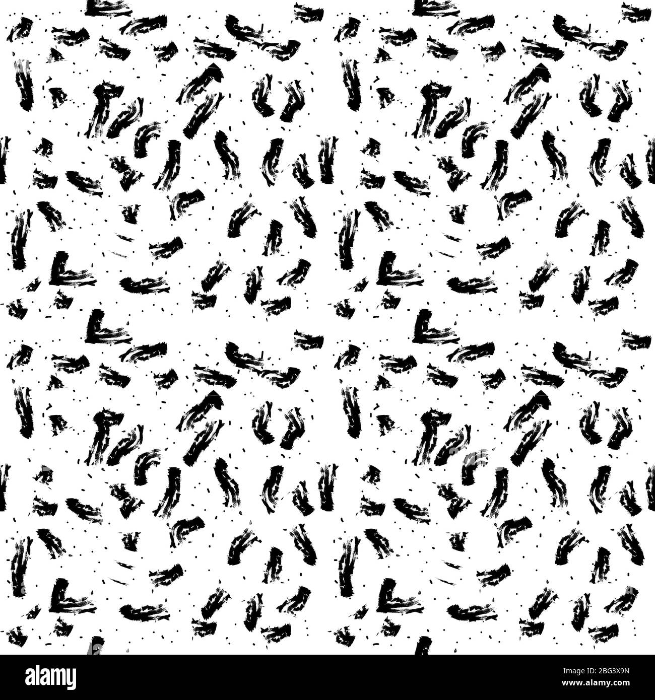 motif de dessin noir, illustration, vecteur sur fond blanc Illustration de Vecteur