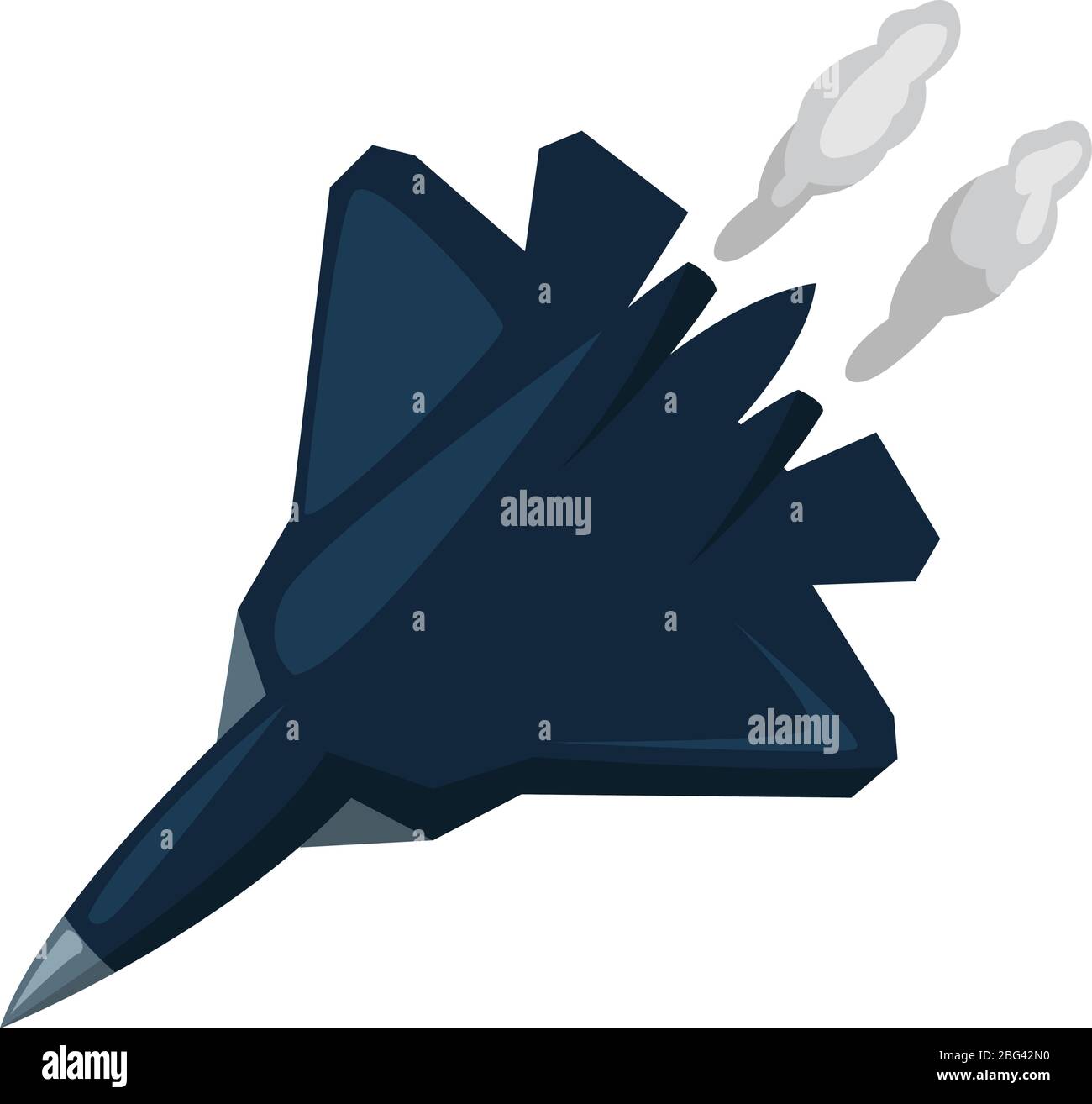 Chasseur volant, illustration, vecteur sur fond blanc Illustration de Vecteur