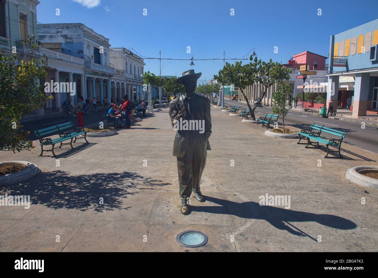Statue de Benny Moré, Cienfuegos, Cuba Banque D'Images