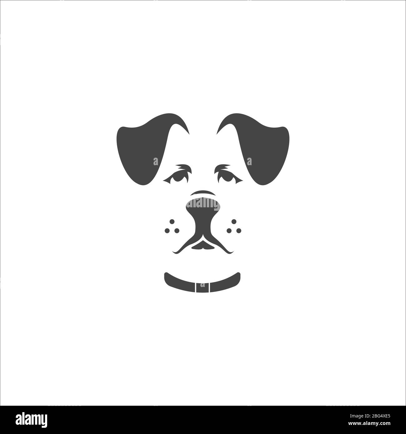 Modèles vectoriels avec logo animal dog Illustration de Vecteur