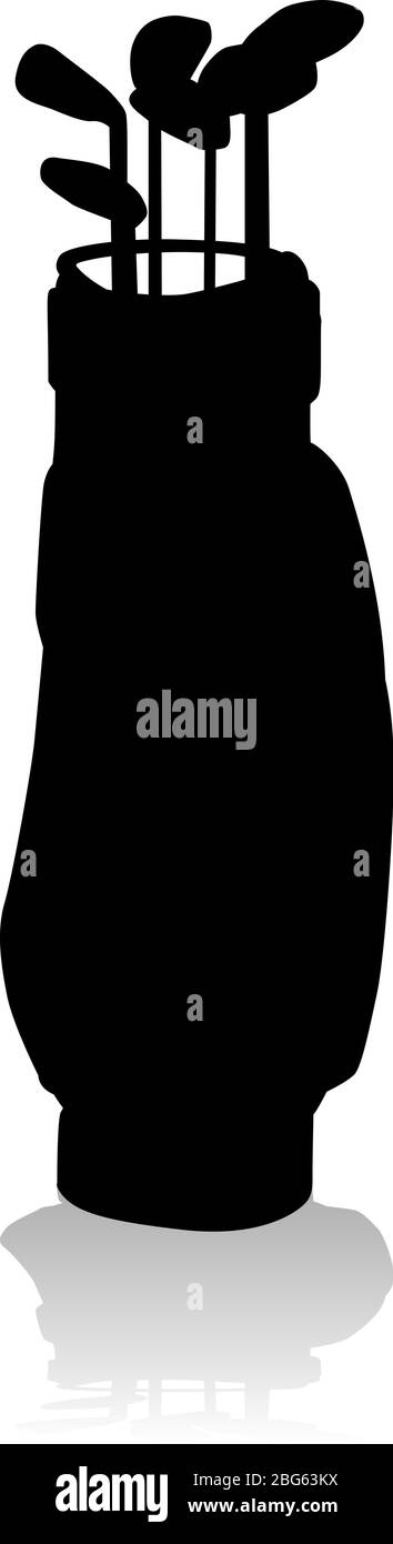 Sports Golf golfeur Personne Silhouette Illustration de Vecteur