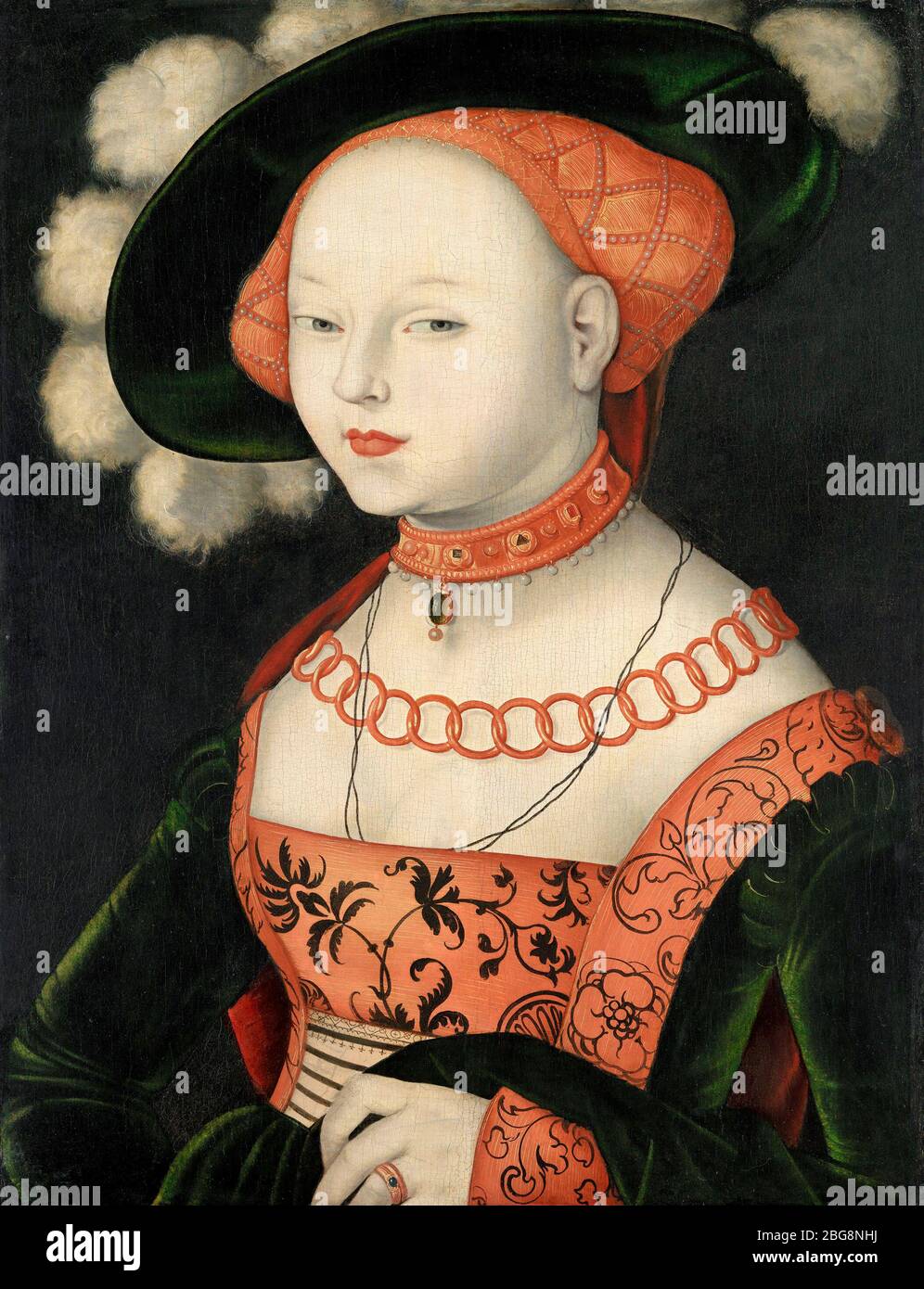 Portrait d'une Dame - Hans Baldung, vers 1530 Banque D'Images