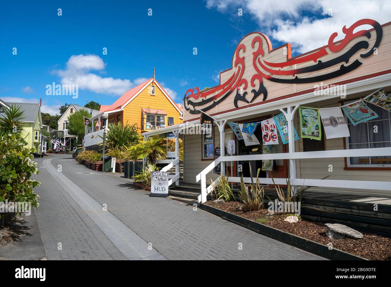 Whakarewarewa Maori Village, Rotorua, Île du Nord nouvelle-Zélande Banque D'Images