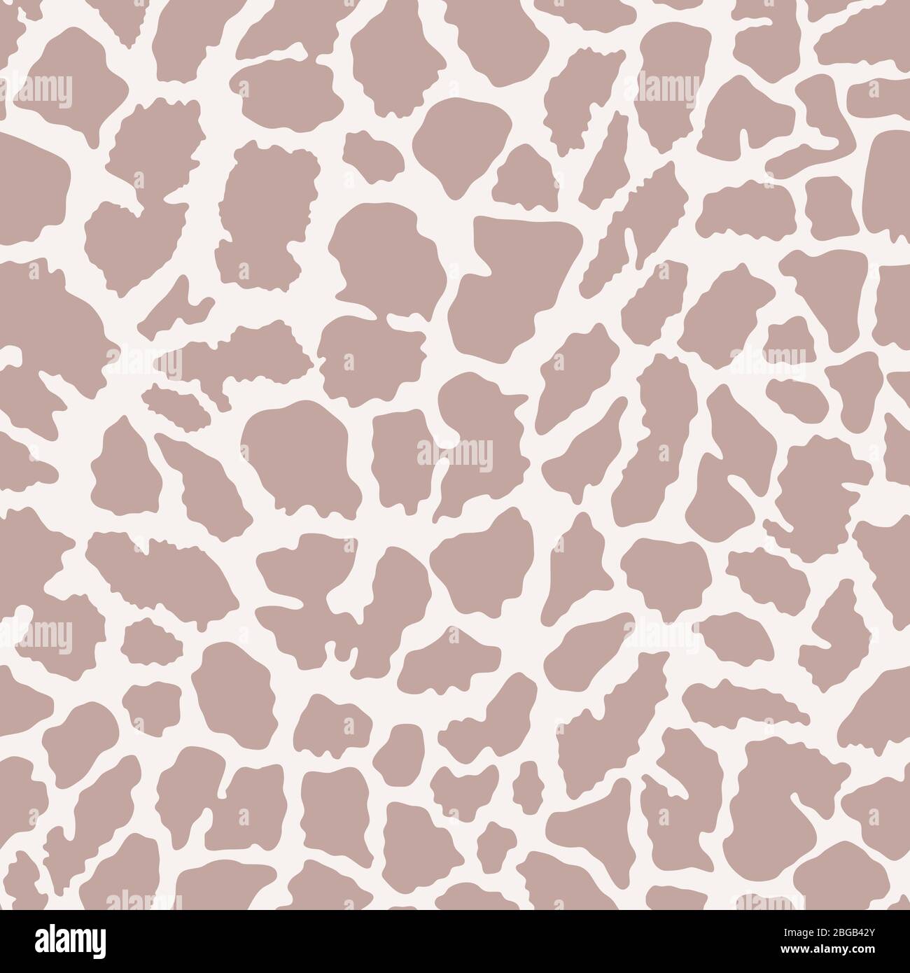 Illustration vectorielle de motif animal africain sans couture de la peau Giraffe. Imprimé couleurs de sable. Pélage Camelopard. Illustration de Vecteur