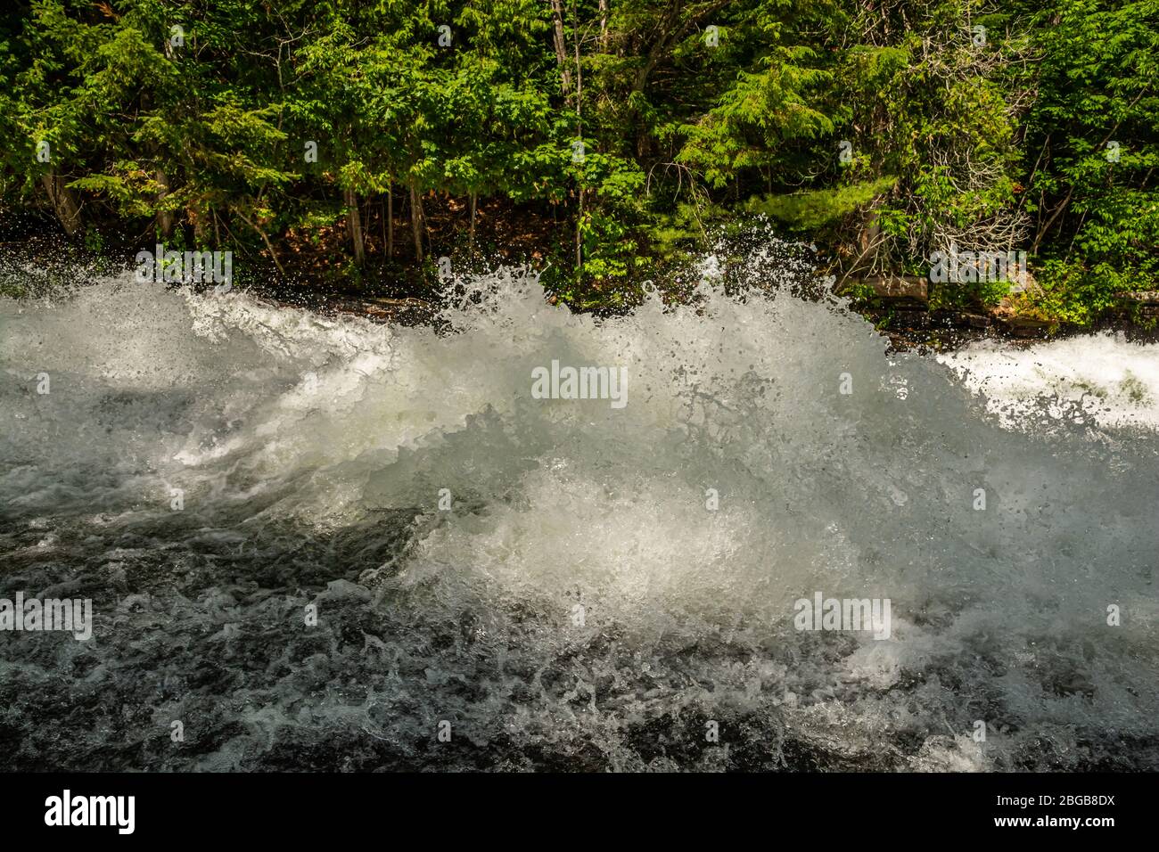 Chutes de babeurre Comté de Haliburton Highlands Algonquin Ontario Canada Banque D'Images