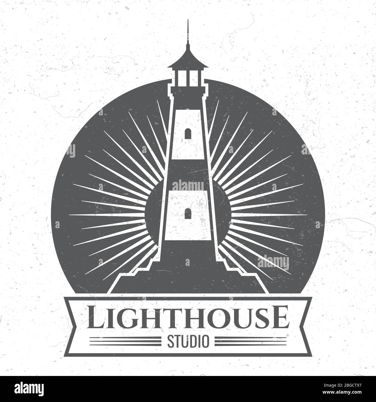 Grunge silhouette légère logo ou étiquette isolée sur fond blanc. Illustration vectorielle Illustration de Vecteur