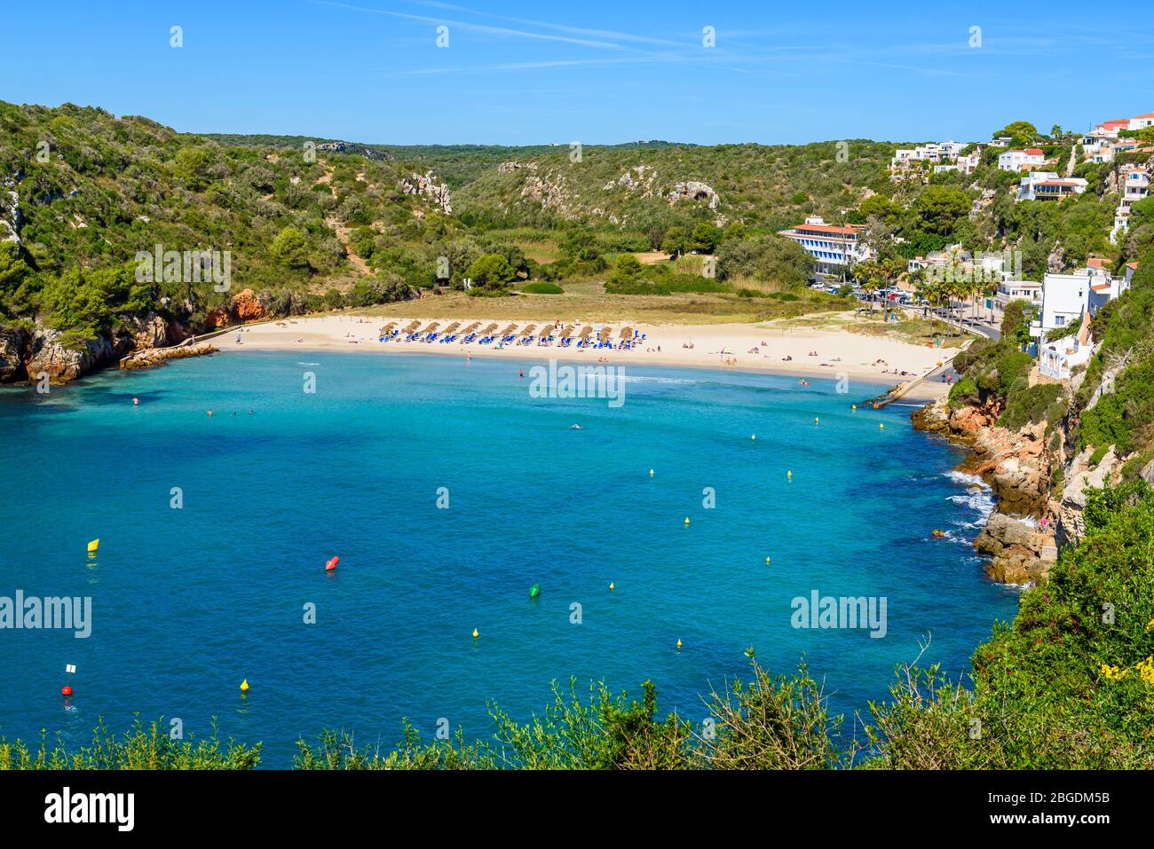 Cala en porter Beach, l'une des meilleures plages de la station