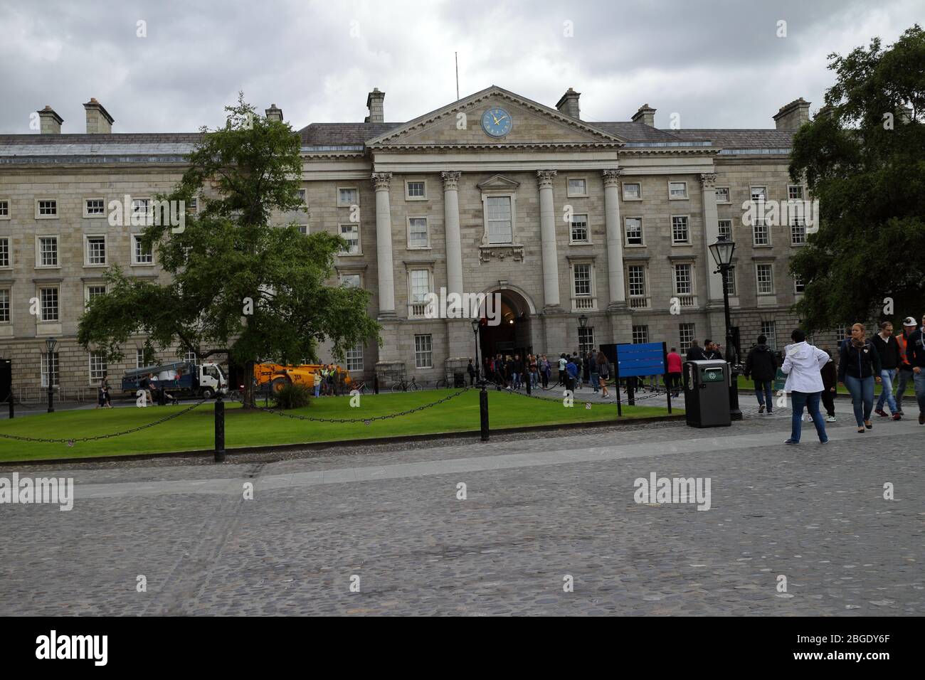 Dublin, Irlande - 06/27/2016: Le complexe Trinity College de Dublin Banque D'Images