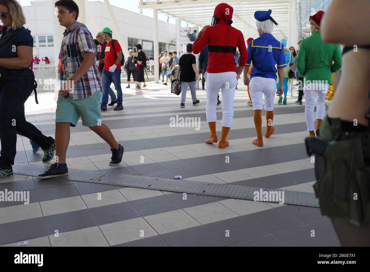 Rome, Italie - 03/10/2015: Salon de la bande dessinée Romics à Rome Banque D'Images