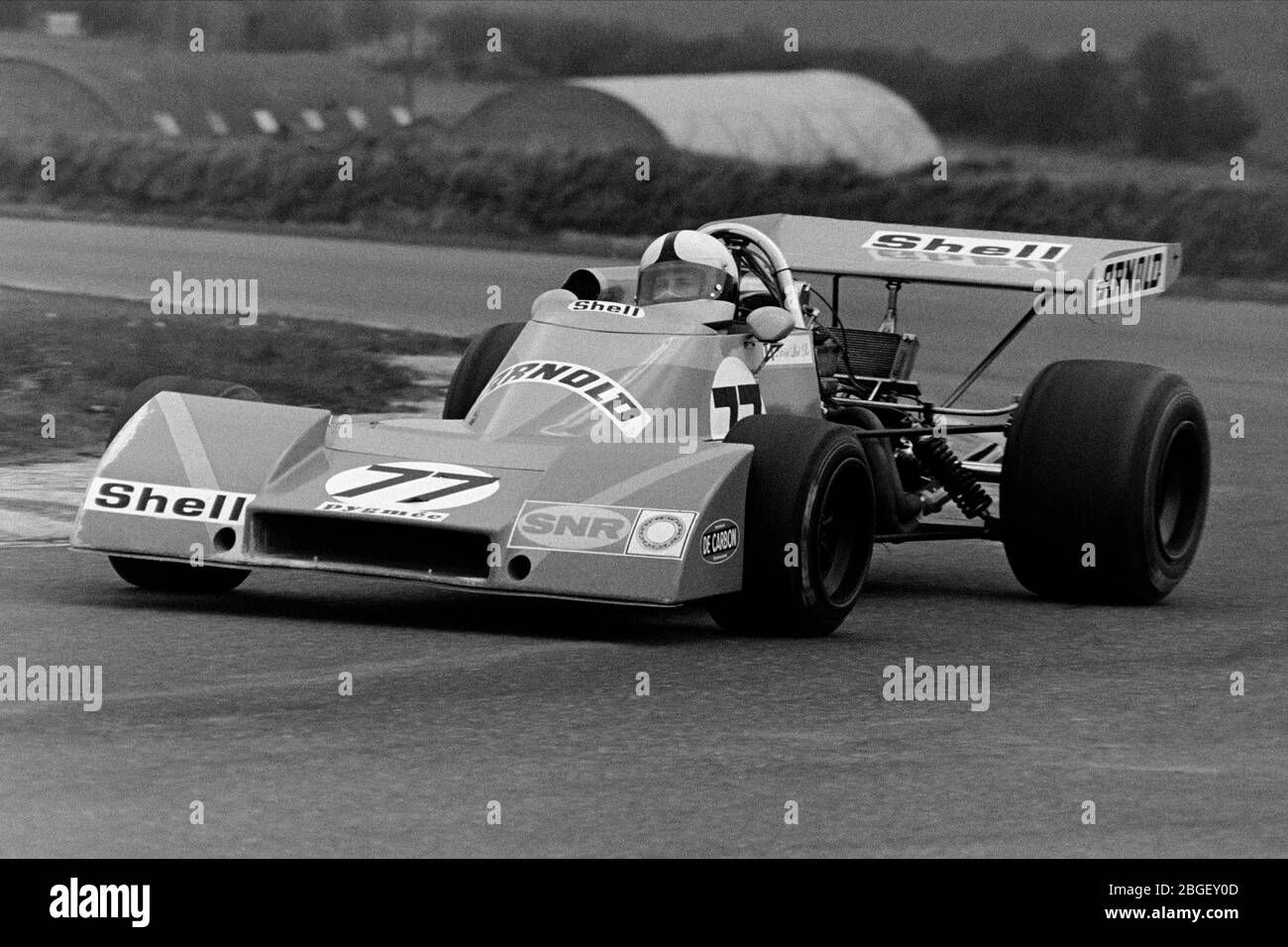 Patrick Dal Bo Esso Uniflo B.A.R.C. '200' 1973 Championnat d'Europe du trophée commémoratif Jochen Rindt pour pilotes de la deuxième édition, série 3 Banque D'Images