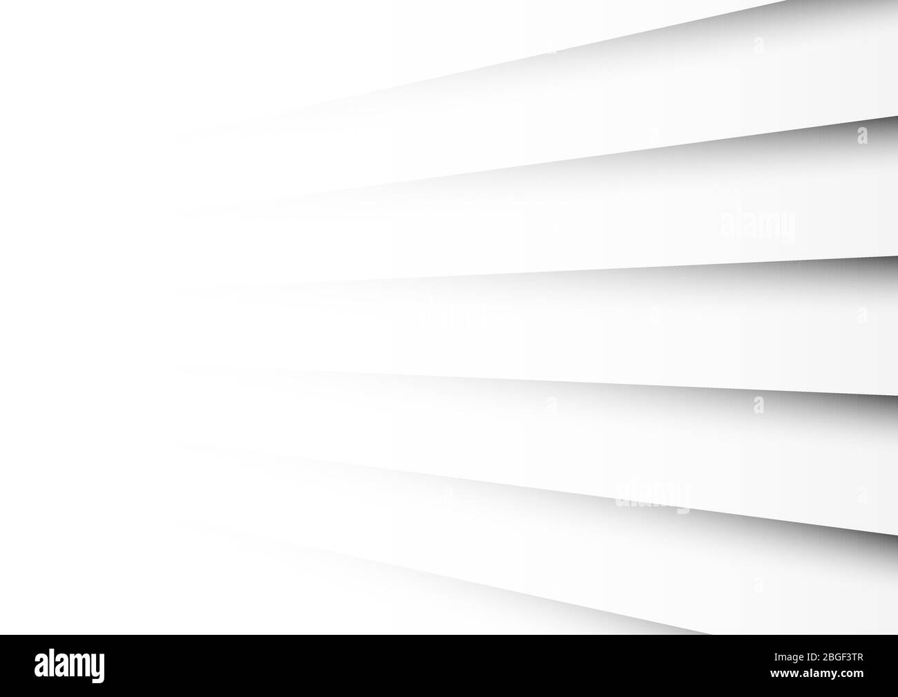 Arrière-plan abstrait rayures blanches lignes diagonales avec ombre. Décoration minimaliste. Style de coupe du papier. Illustration vectorielle Illustration de Vecteur