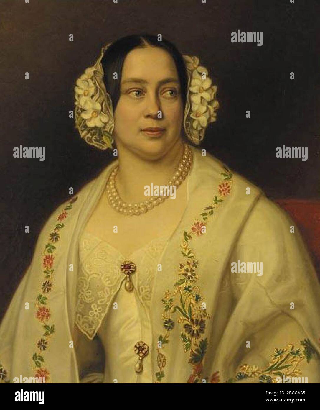 Herzogin Amalie von Sachsen - Altenburg. Banque D'Images