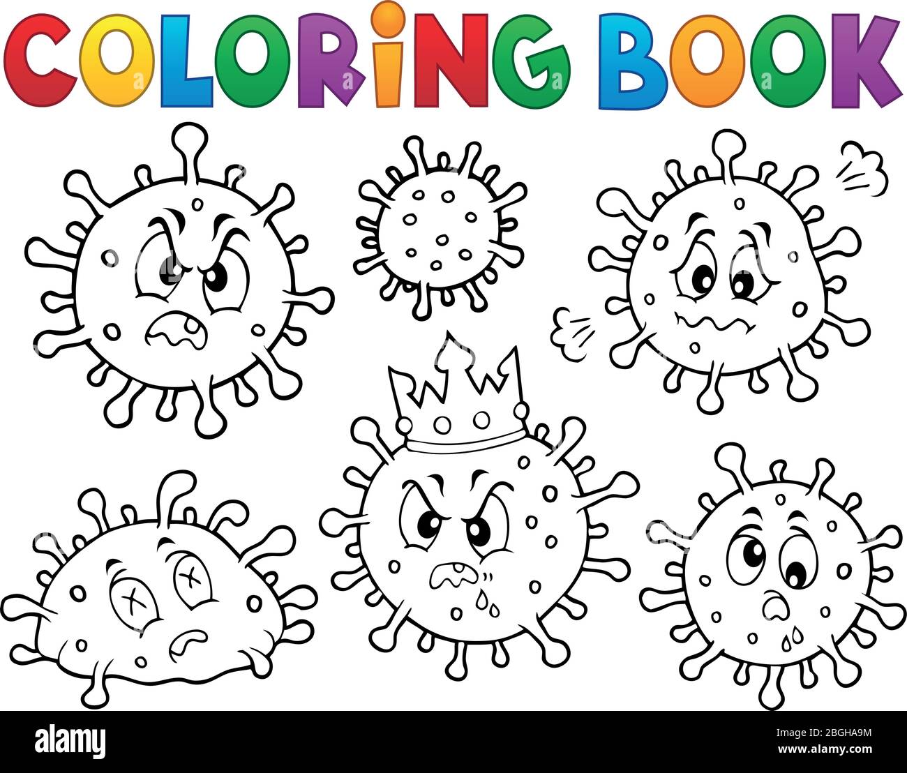 Illustrations vectorielles de livres de coloriage 1 - eps10. Illustration de Vecteur