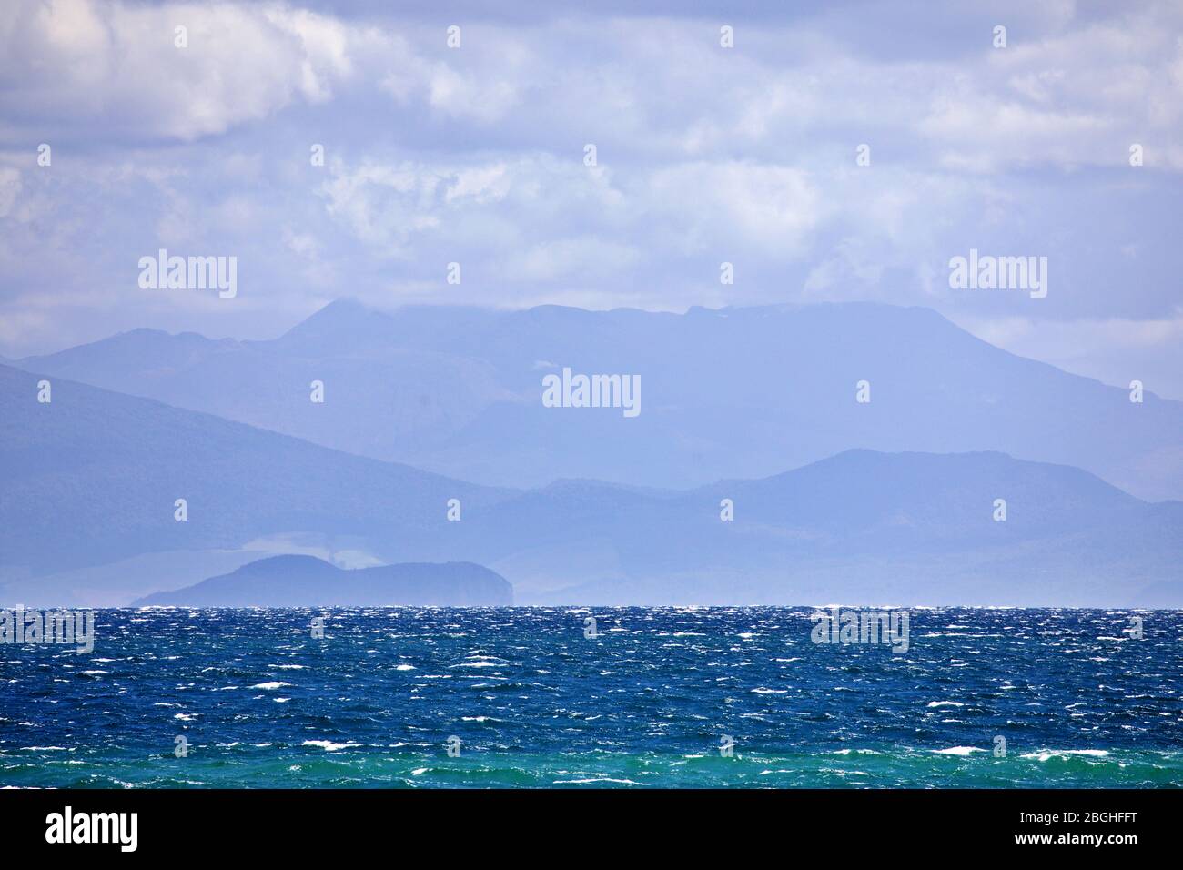 Le Lac Taupo Banque D'Images