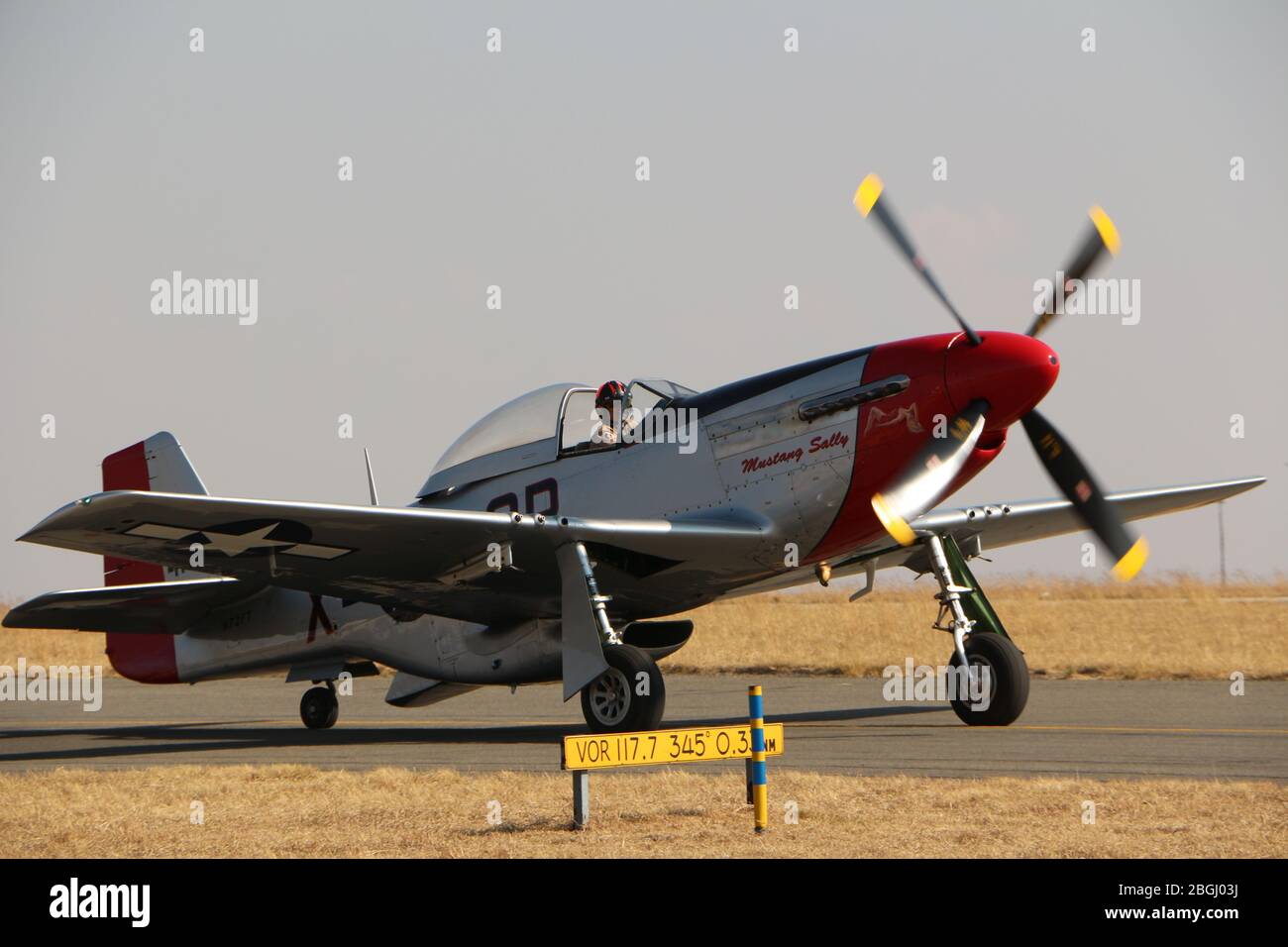 P-51 « Mustang Sally » Banque D'Images