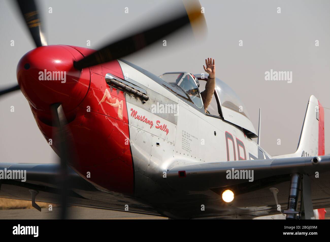 P-51 « Mustang Sally » Banque D'Images