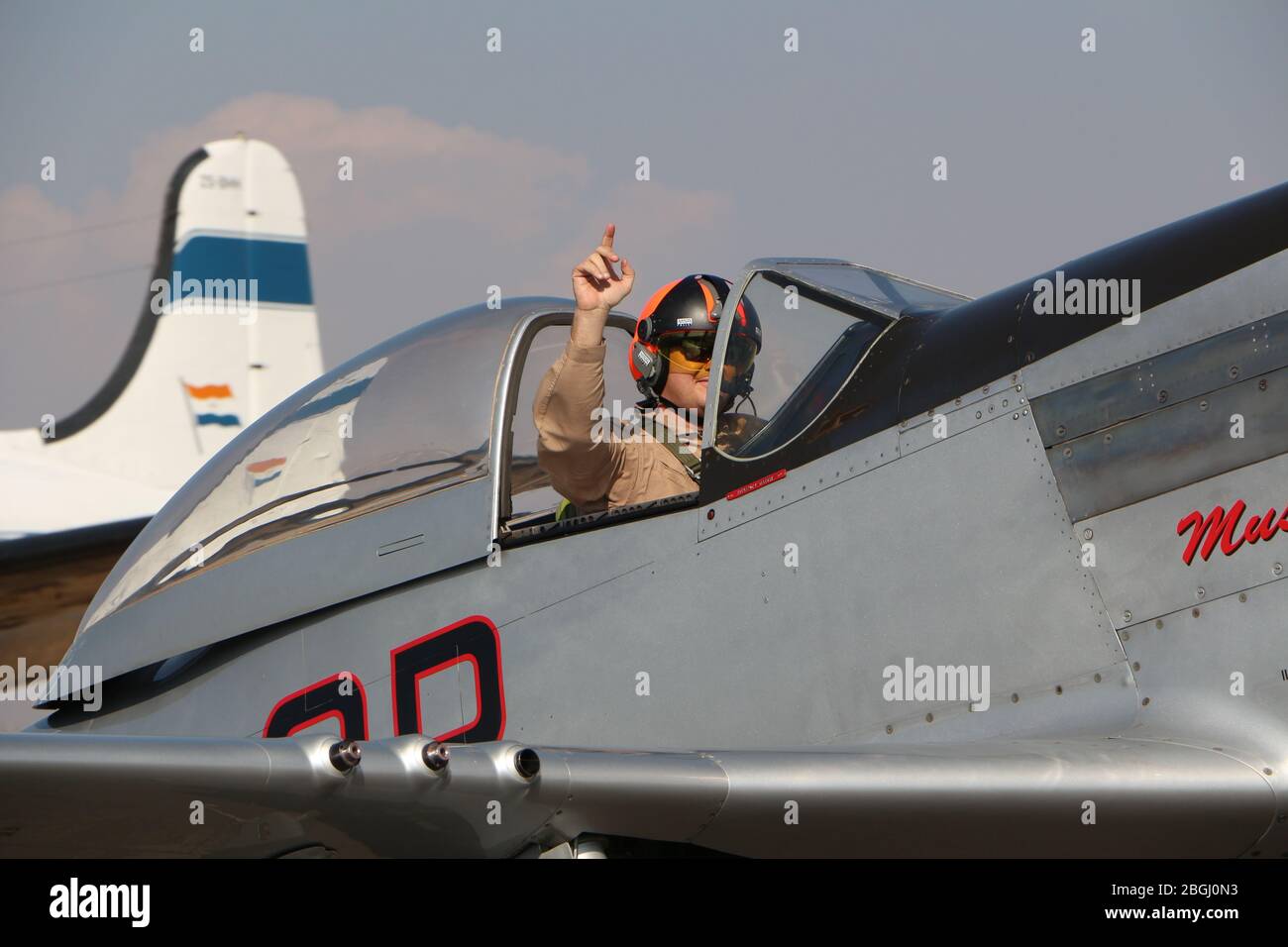 P-51 « Mustang Sally » Banque D'Images