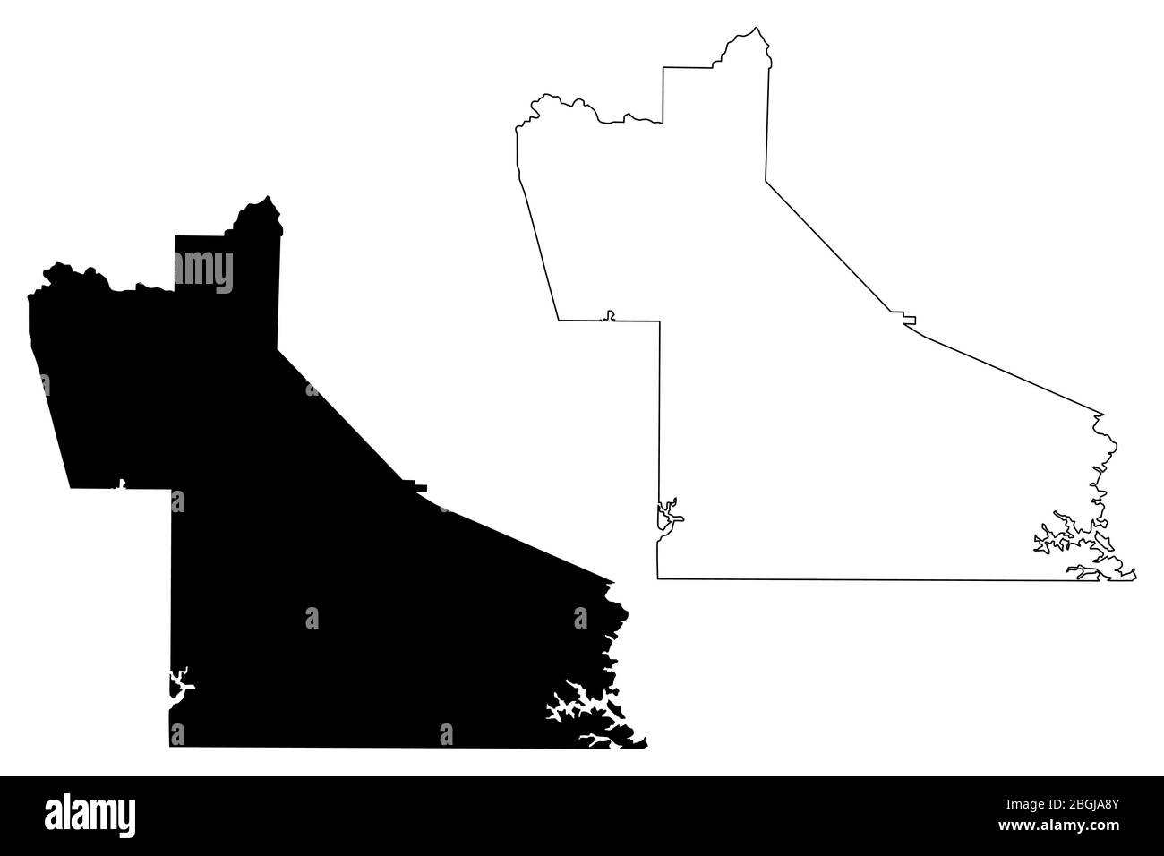 Dawson County, Géorgie (comté des États-Unis, États-Unis d'Amérique, États-Unis, États-Unis) illustration vectorielle de carte, esquisse de gribble carte Dawson Illustration de Vecteur