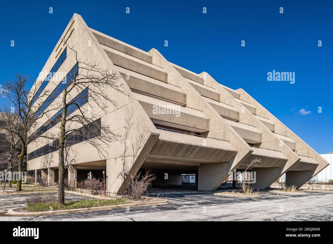 Lincoln Executive Plaza conçu par Peter Tsolinas Banque D'Images