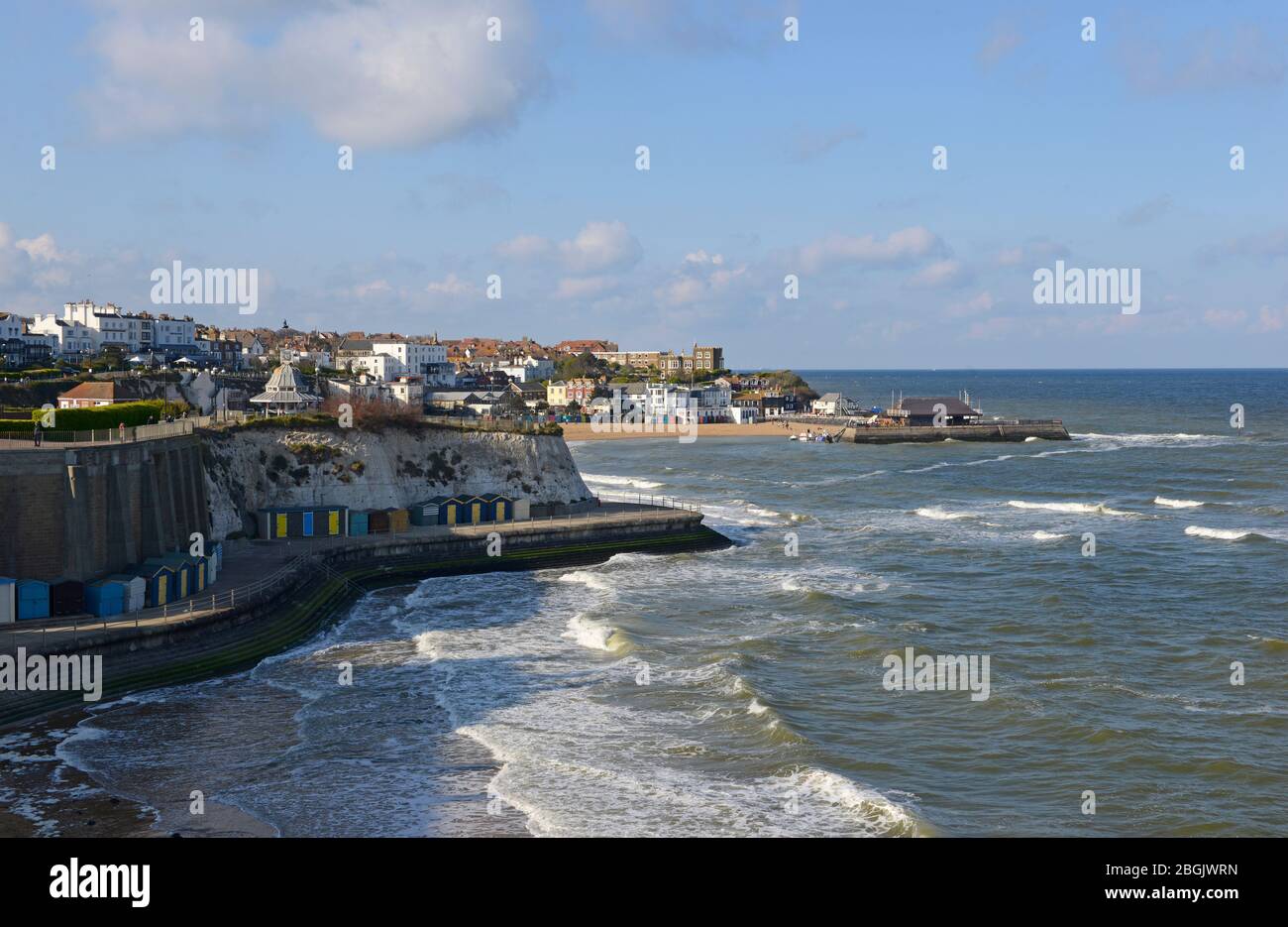 Vue de la baie Louisa à la baie Viking à Broadescaliers, Kent, Royaume-Uni Banque D'Images