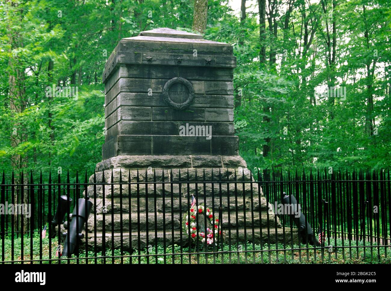 Cimetière de Steuben, lieu historique de l'État-mémorial de Steuben, New York Banque D'Images