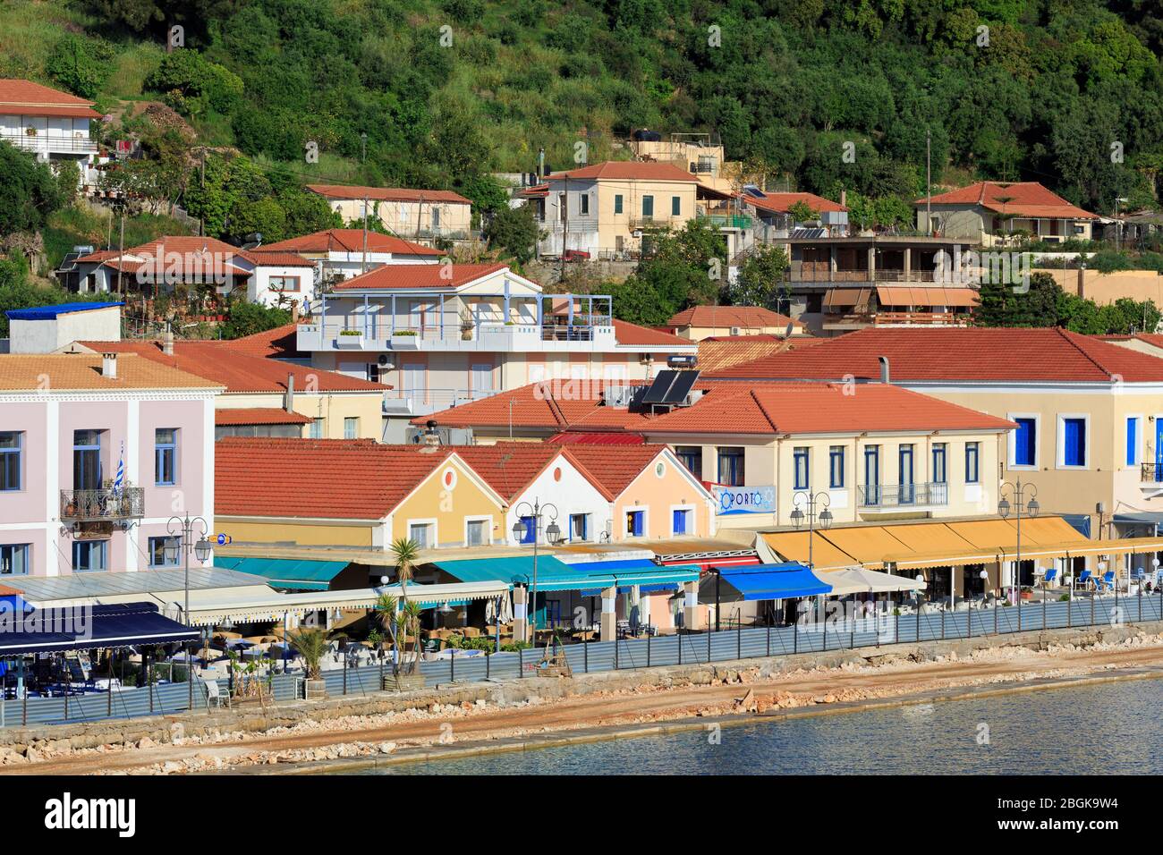 Port de Katakolon, Péloponnèse, Grèce, Europe Banque D'Images