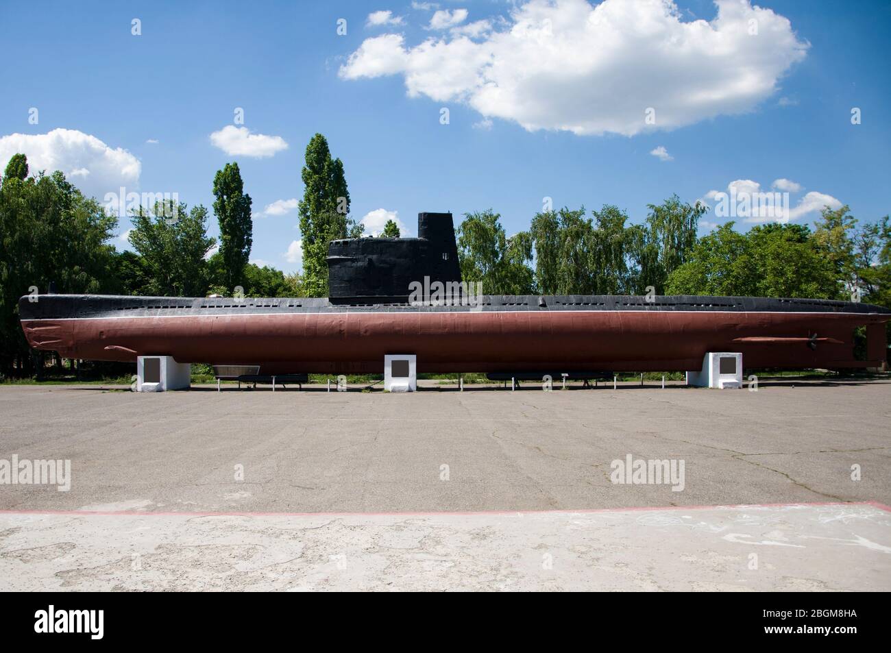 M-296 - projet sous-marin de diesel soviétique A 615. A l'origine, il a participé à la deuxième Guerre mondiale. Banque D'Images