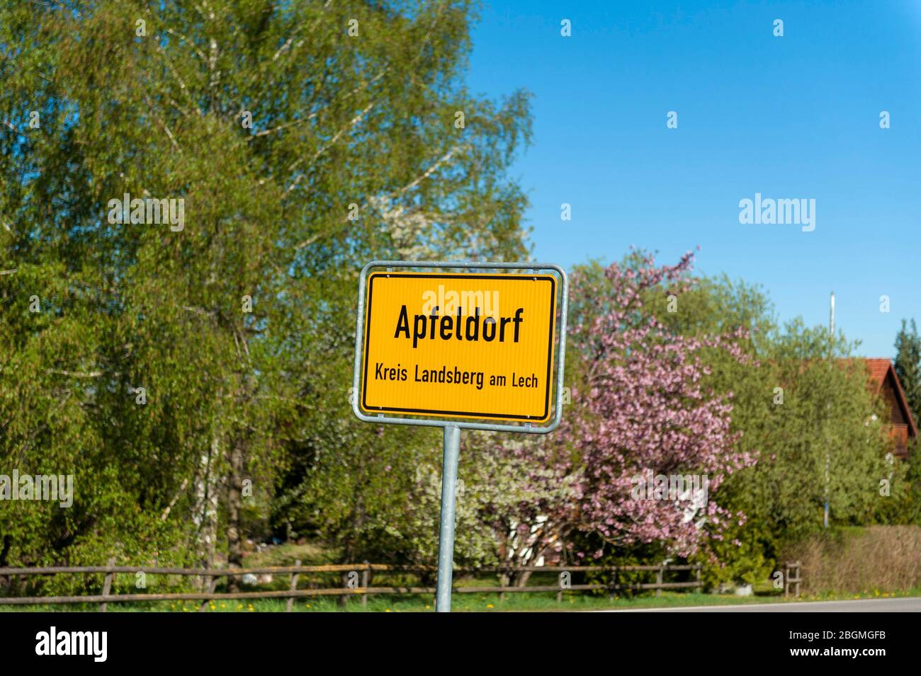 Apfeldorf Village, Bavière, Allemagne Banque D'Images