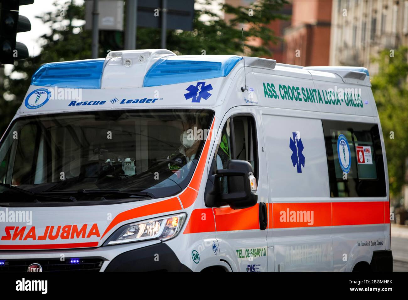 urgence du coronavirus, milan, avril 2020 Banque D'Images