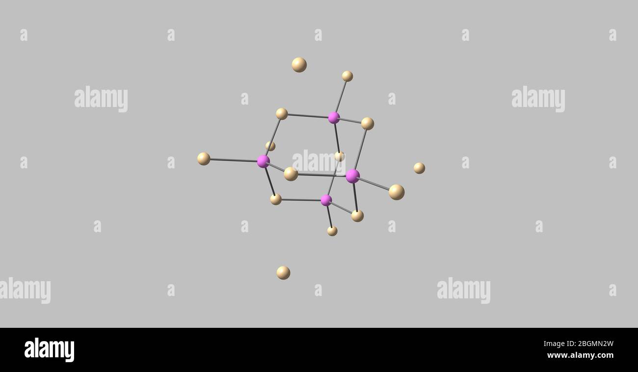 L'arséniure de gallium - GaAs - est un composé des éléments gallium et arsenic. Il s'agit d'un semi-conducteur à bandGap avec une structure cristalline à blende de zinc. 3-l Banque D'Images