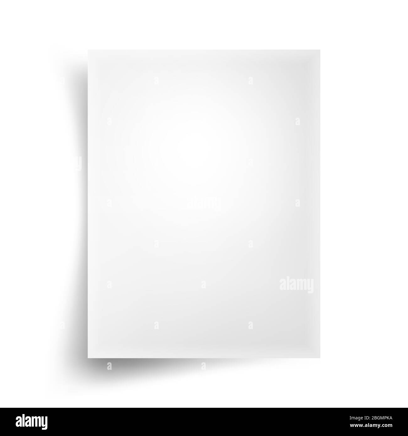 Liste de papier blanc réaliste avec ombre isolée sur fond blanc. SPE 10 Illustration de Vecteur Liste de papier blanc réaliste avec ombre isolée sur fond blanc. SPE 10 Illustration de Vecteur