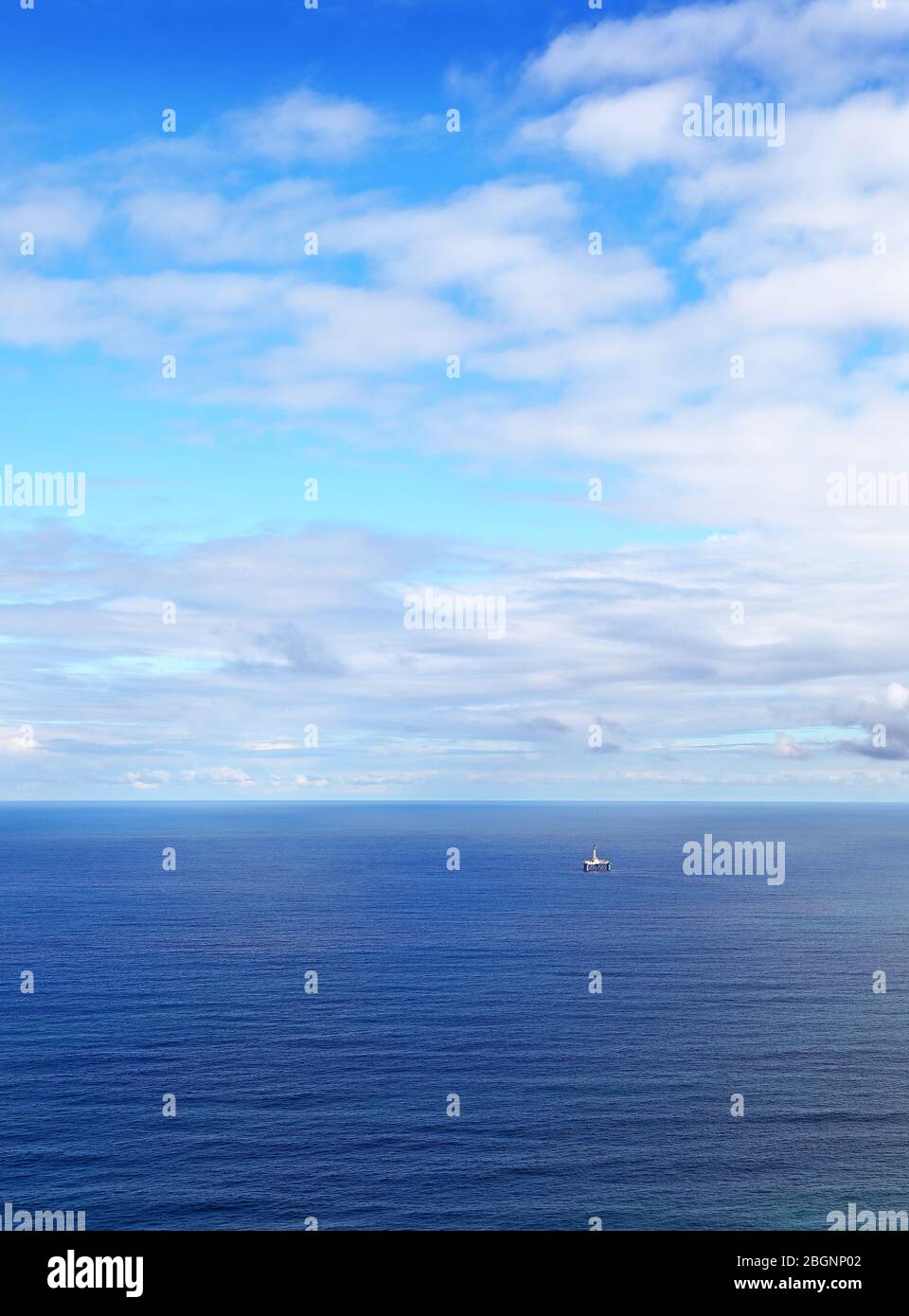 Photo aérienne des navires en mer Banque D'Images