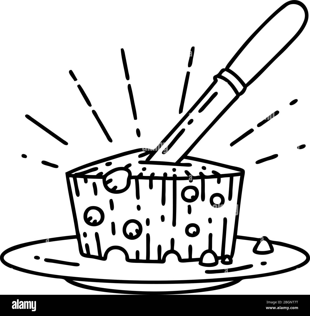 illustration d'une plaque de style tatouage traditionnelle en trait noir Illustration de Vecteur