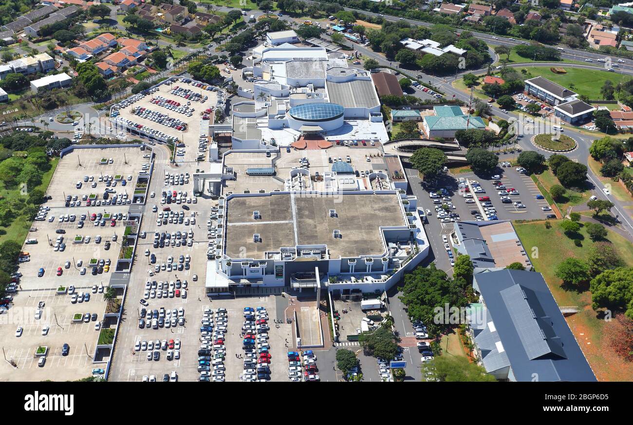 Photo aérienne de la Lucia Mall Banque D'Images