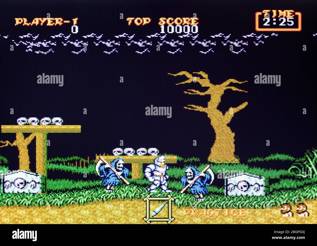 Ghouls n Ghosts - Sega Genesis Mega Drive - usage éditorial seulement Banque D'Images