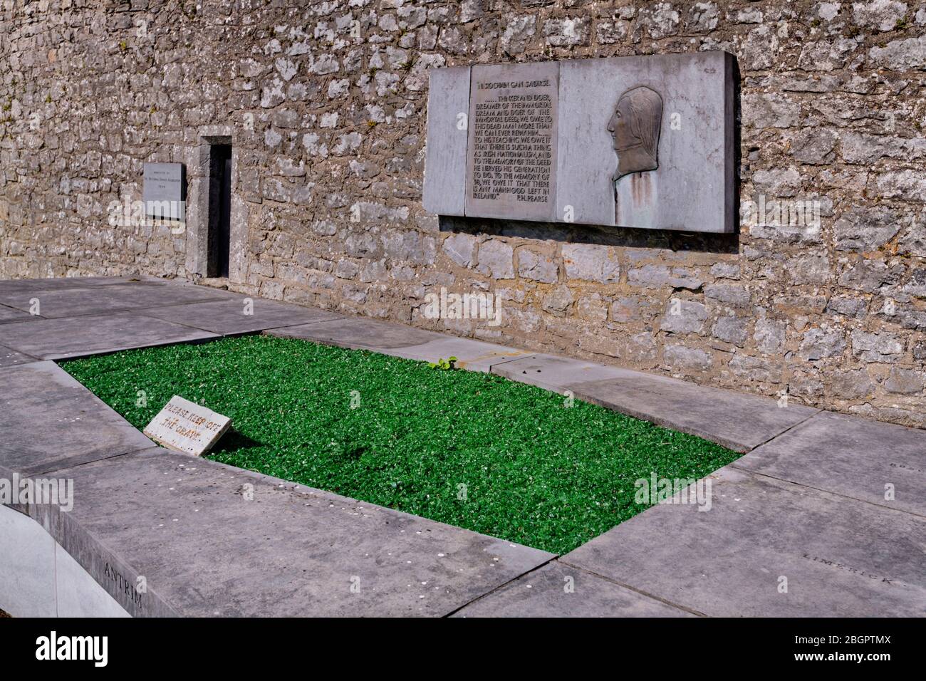 Irlande, Comté Kildare, Bodenstown, Wolfe Tone Memorial au lieu de sépulture de vos. Banque D'Images