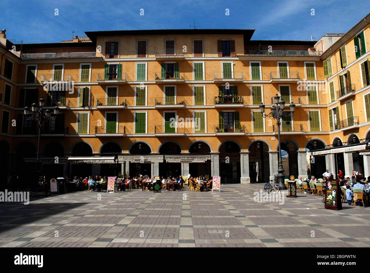 Plaza Mayor de Palma. Majorque, Espagne Banque D'Images